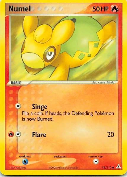 Numel - Pokémon EX Holon Phantoms #72/110