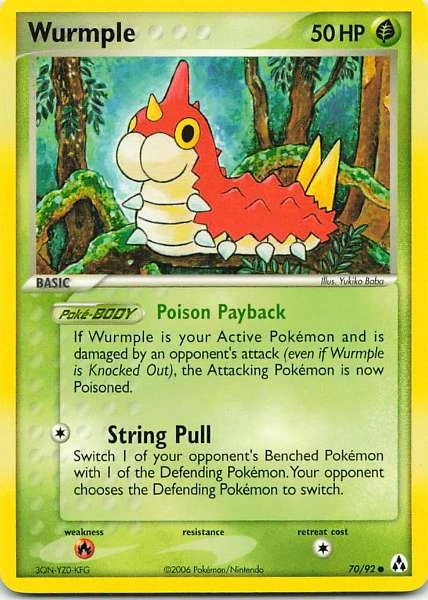 Wurmple - Pokémon EX Power Keepers #70/92