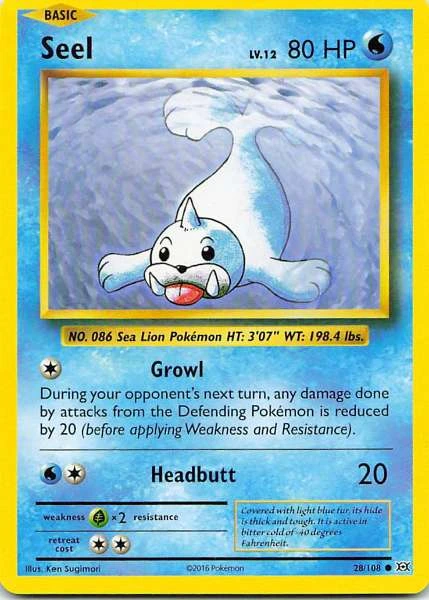 Seel - Pokémon Evolutions #28/108