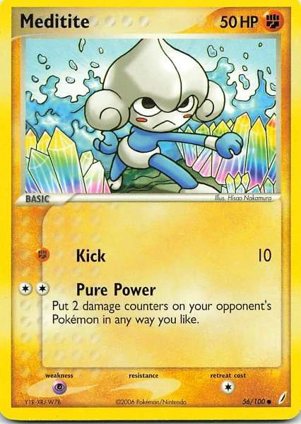 Meditite - EX Crystal Guardians #56/100