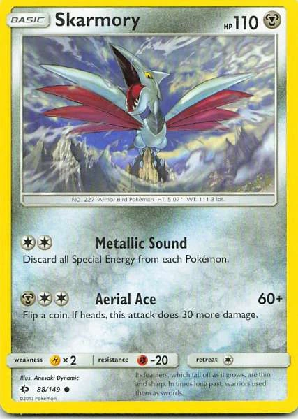 Skarmory - Sun & Moon—Guardians Rising #88/149