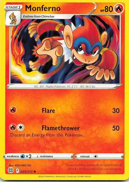 Monferno - Brilliant Stars #025/172