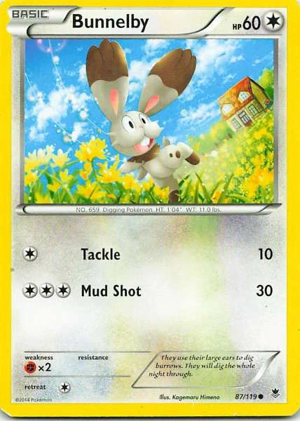 Bunnelby - XY #87/119