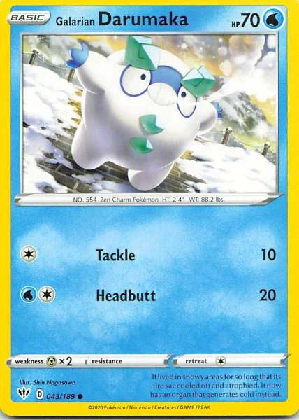 Galarian Darumaka - Vivid Voltage #043/189