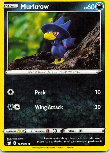 Murkrow - Silver Tempest #114/196