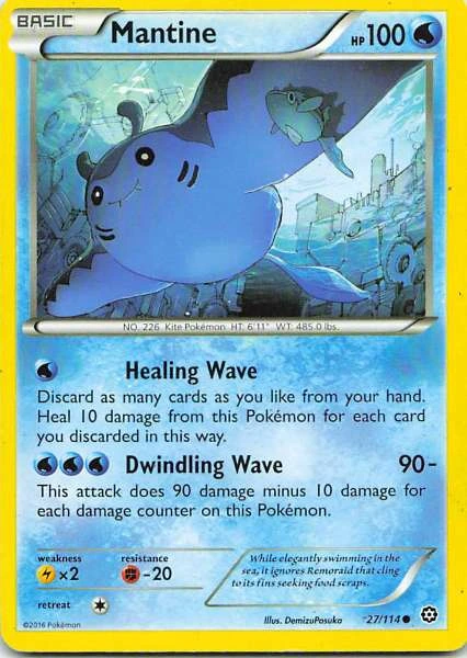 Mantine - Pokémon XY—Steam Siege #27/114