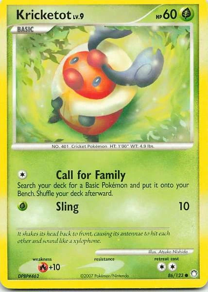 Kricketot - Pokémon Mysterious Treasures #86/123