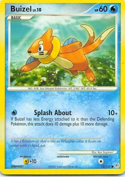 Buizel - Diamond & Pearl #72/130