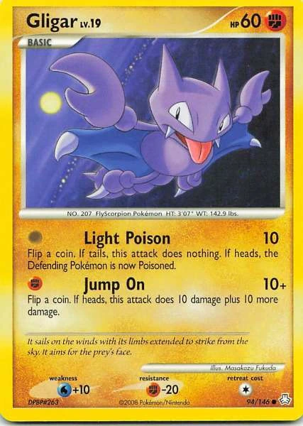 Gligar - Pokémon Diamond & Pearl: Mysterious Treasures #94/146