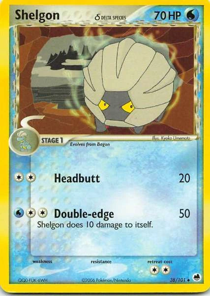 Shelgon - Pokémon EX Delta Species #38/101
