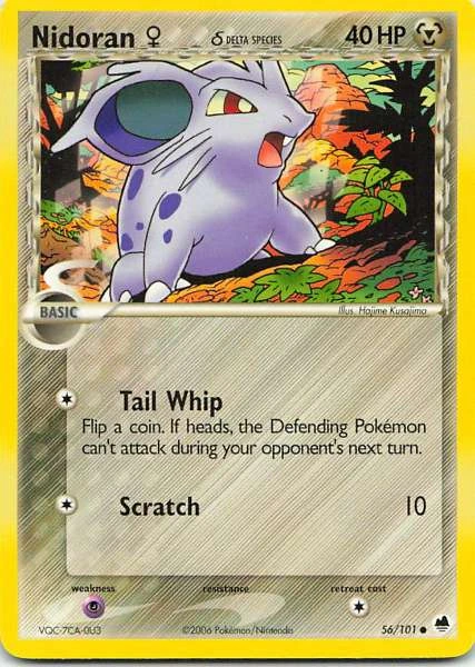 Nidoran ♀ - Delta Species #56/101