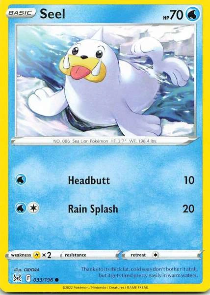 Seel - Silver Tempest #033/196