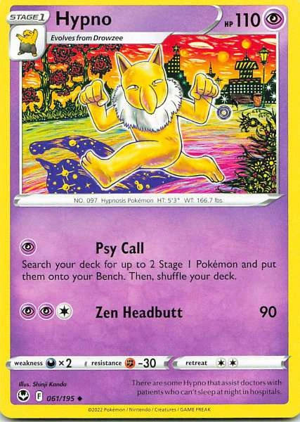 Hypno - Silver Tempest #061/195