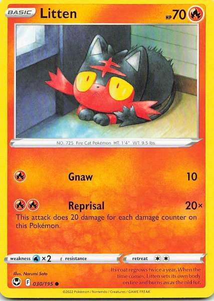 Litten - Silver Tempest #030/195