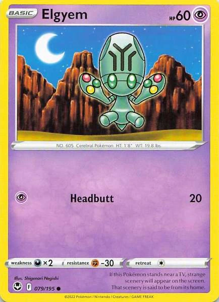 Elgyem - Silver Tempest #079/195