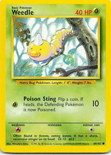 Weedle - Base Set #69/102