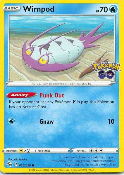 Wimpod - Pokémon GO #025/078