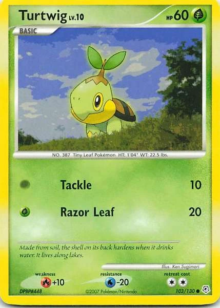 Turtwig - Diamond & Pearl #103/130