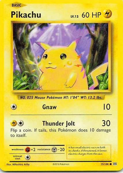 Pikachu - XY Evolutions #35/108