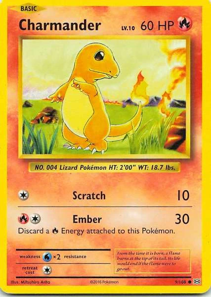 Charmander - Evolutions #9/108