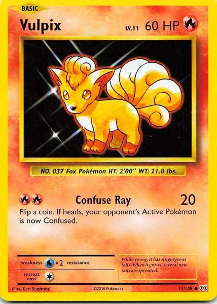 Vulpix - Evolutions #14/108
