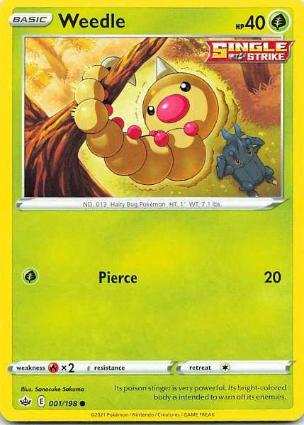 Weedle - Chilling Reign #001/198