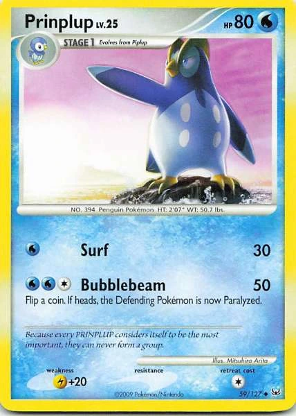 Prinplup - Platinum #59/127