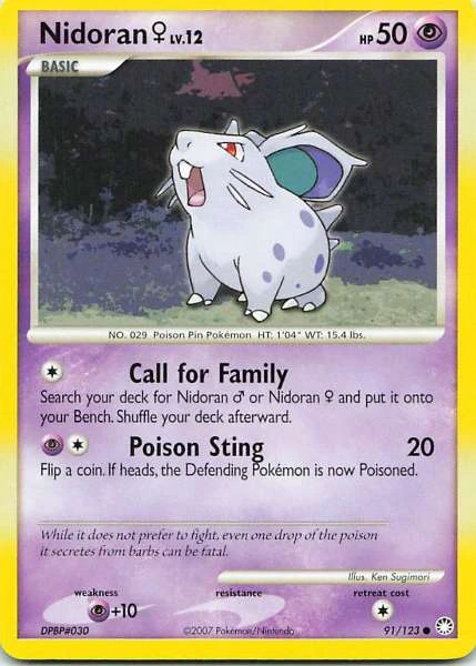 Nidoran ♀ - Diamond & Pearl #91/123