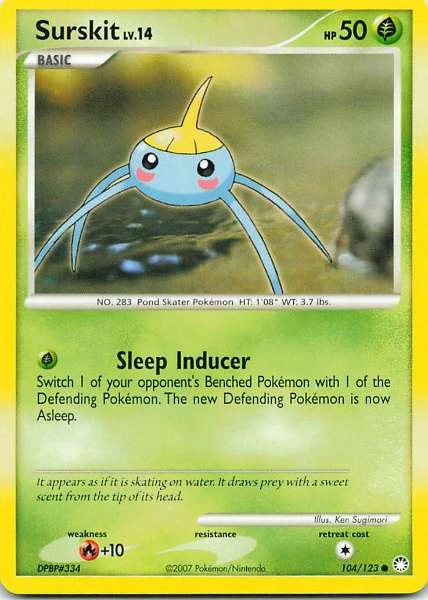 Surskit - Diamond & Pearl #104/123