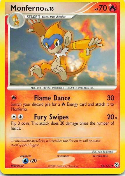 Monferno - Diamond & Pearl #56/130