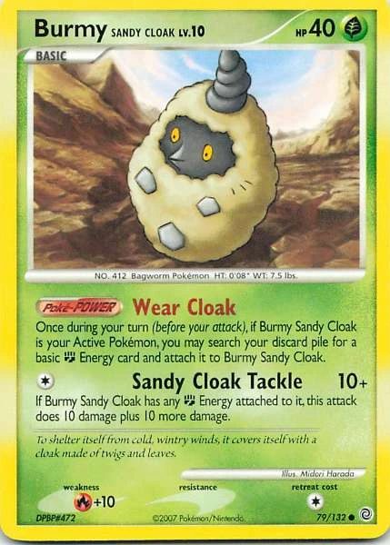 Burmy Sandy Cloak - Diamond & Pearl #79/132
