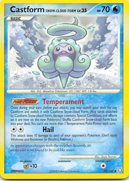 Castform Snow-Cloud Form - Legends Awakened #50/146