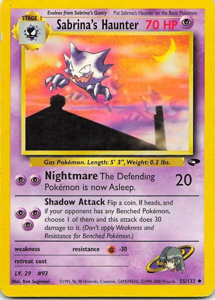 Sabrina's Haunter - Gym Heroes #55/132