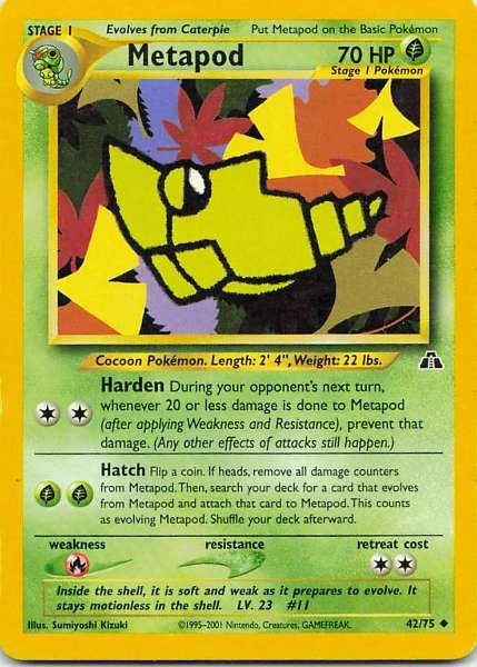 Metapod - Neo Discovery #42/75