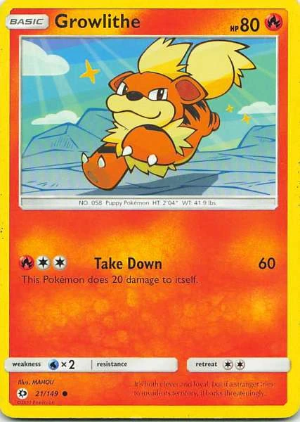Growlithe - Sun & Moon #21/149