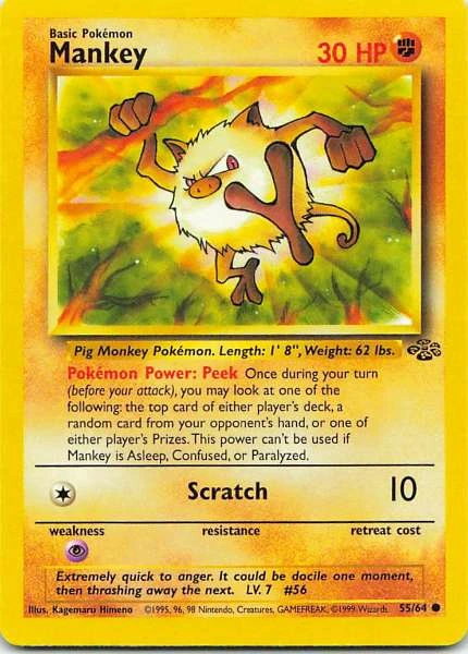 Mankey - Jungle #55/64