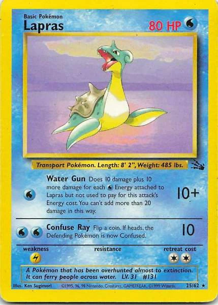 Lapras - Fossil #25/62