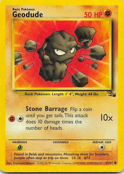 Geodude - Fossil #47/62