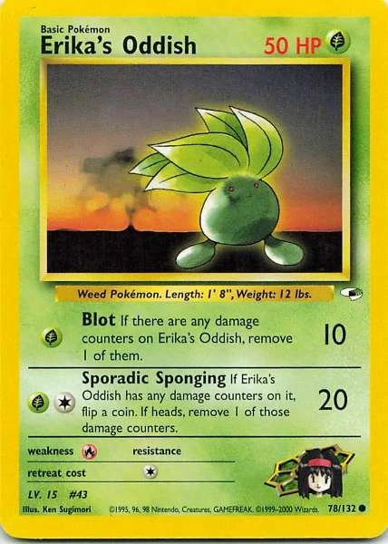 Erika's Oddish - Gym Heroes #78/132