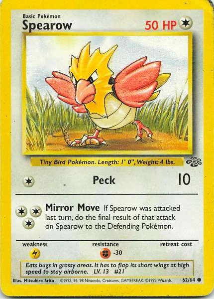 Spearow - Jungle #62/64