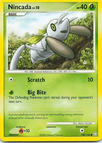 Nincada - Diamond & Pearl: Stormfront #108/146