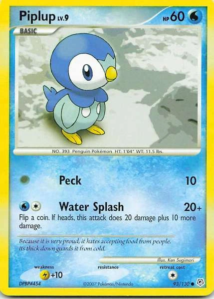Piplup - Diamond & Pearl #93/130