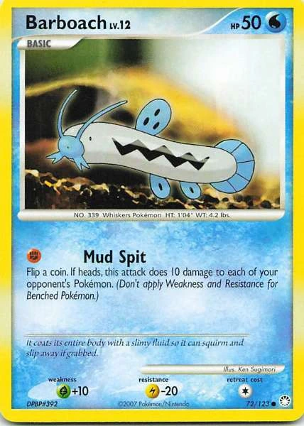 Barboach - Diamond & Pearl: Mysterious Treasures #72/123