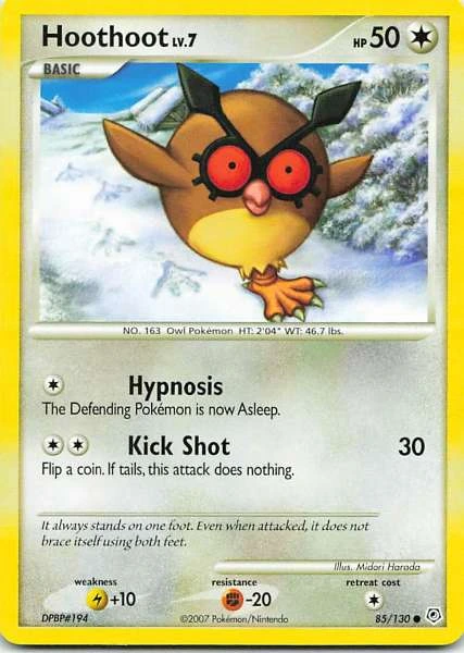 Hoothoot - Diamond & Pearl #85/130