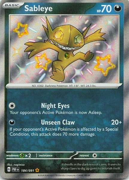 Sableye - Pokémon Paldean Fates #184/091
