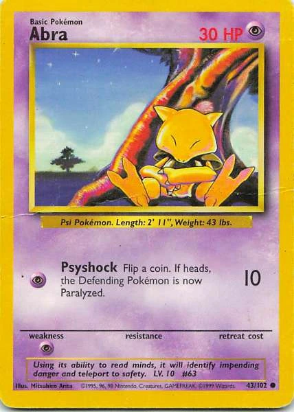 Abra - Base Set #43/102
