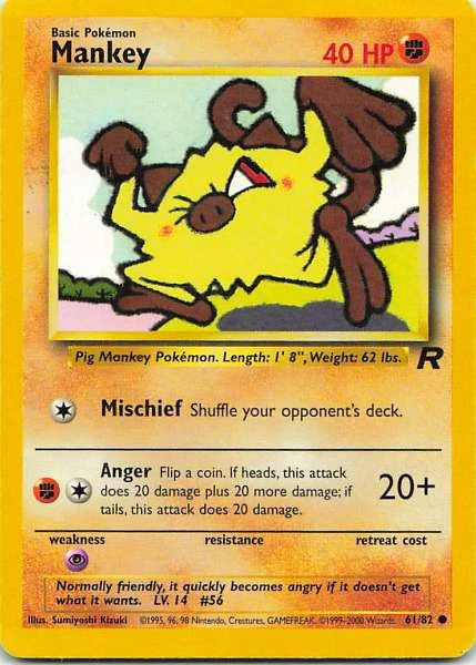 Mankey - Team Rocket #61/82