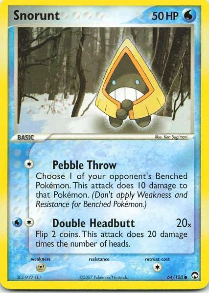 Snorunt - Pokémon Mysterious Treasures #64/108