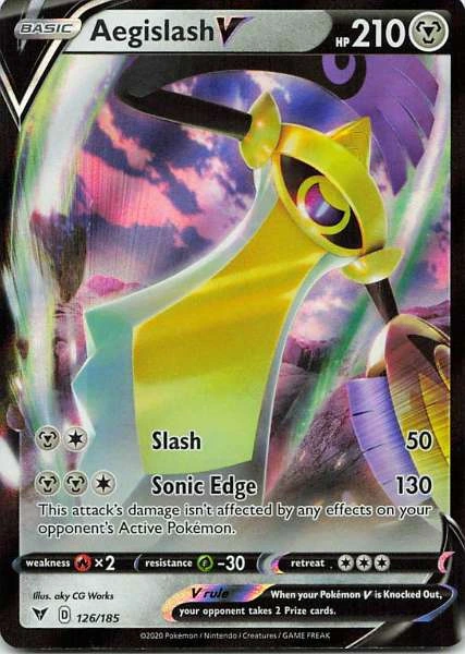 Aegislash V - Pokémon Sword & Shield: Vivid Voltage #126/185