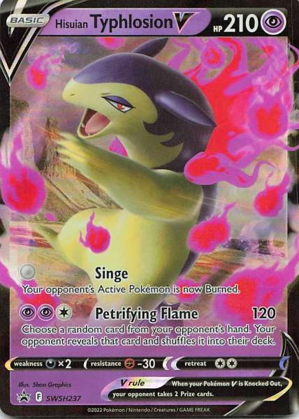 Hisuian Typhlosion V - Pokémon Sword & Shield Black Star Promos #SWSH237